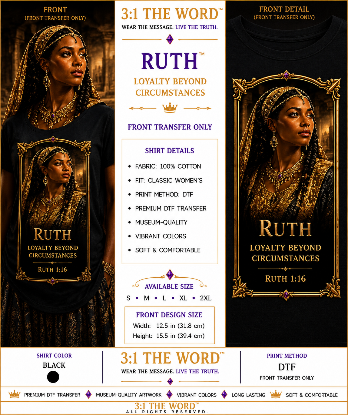👑 Ruth™- Black