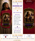 👑 Deborah™- Deep Crimson