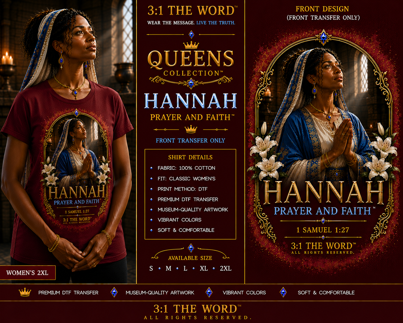 👑 Hannah™- Deep Crimson