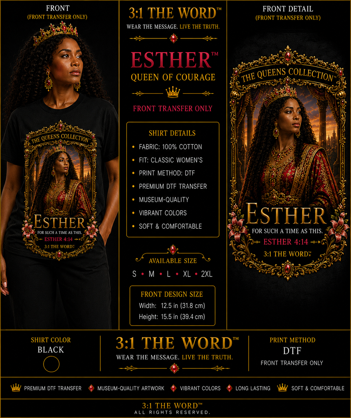 👑 Esther™- Black