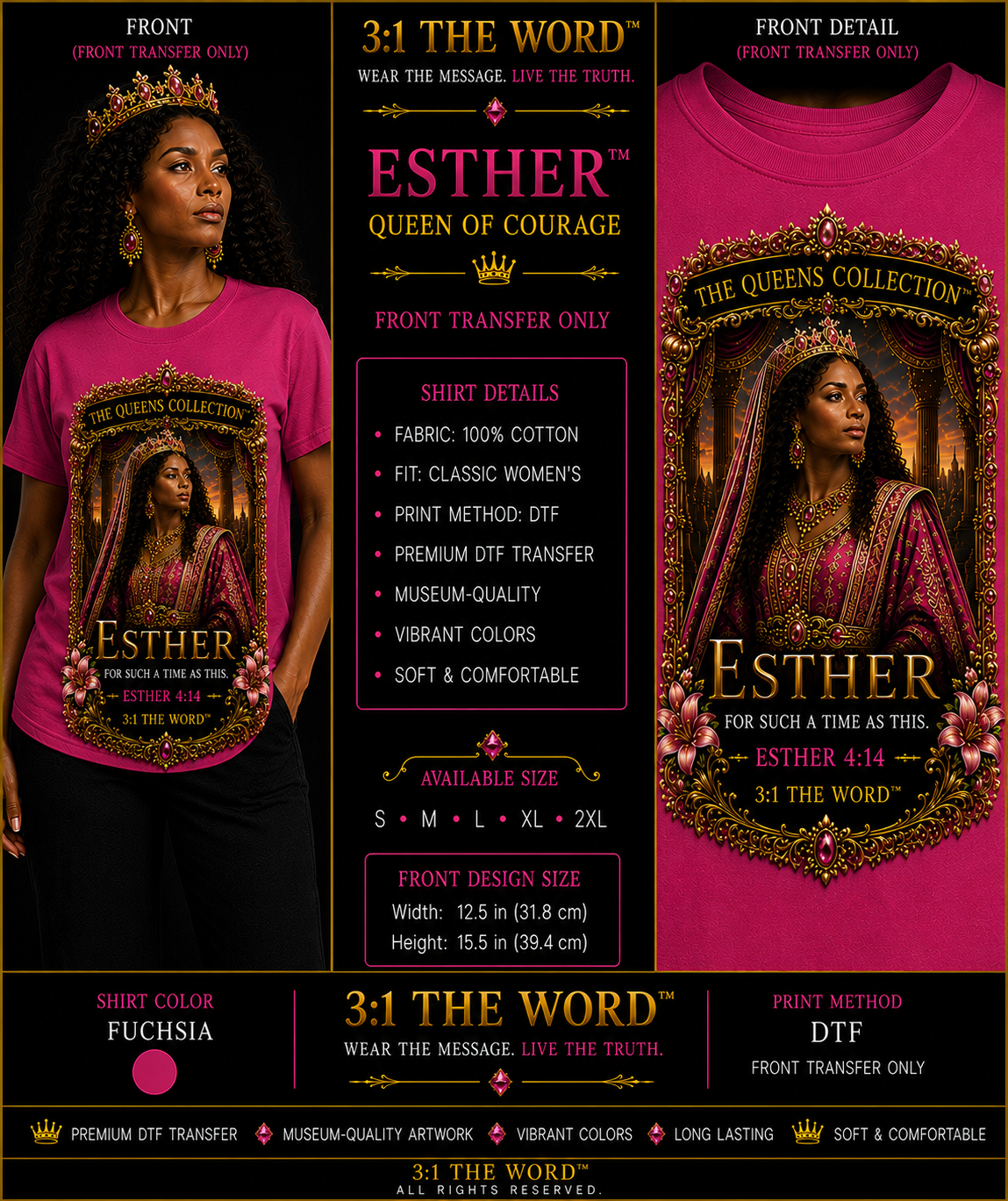 👑 Esther™- Fuchsia