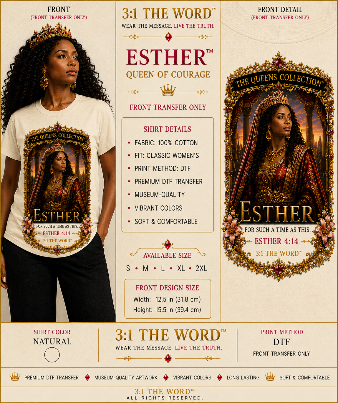 👑 Esther™- Natural