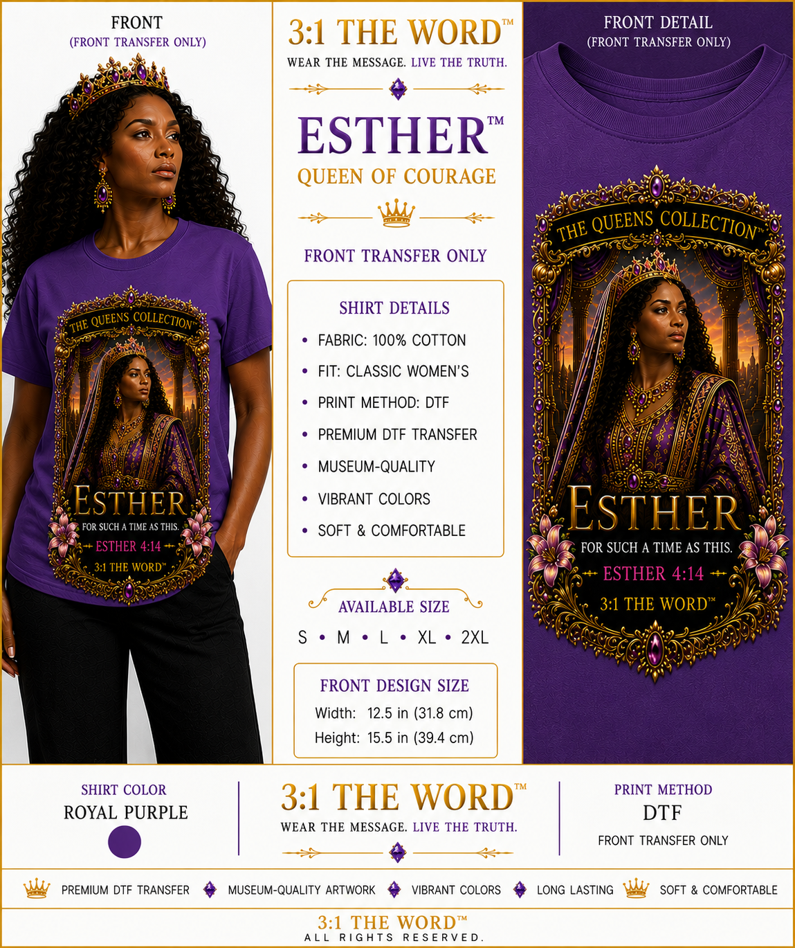👑 Esther™- Purple