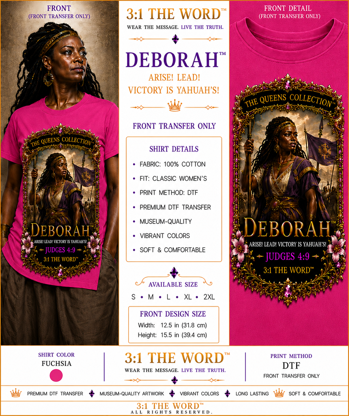 👑 Deborah™- Fuchsia