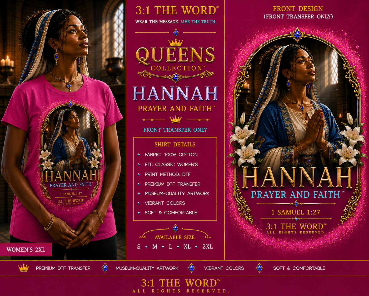 👑 Hannah™- Fuchsia