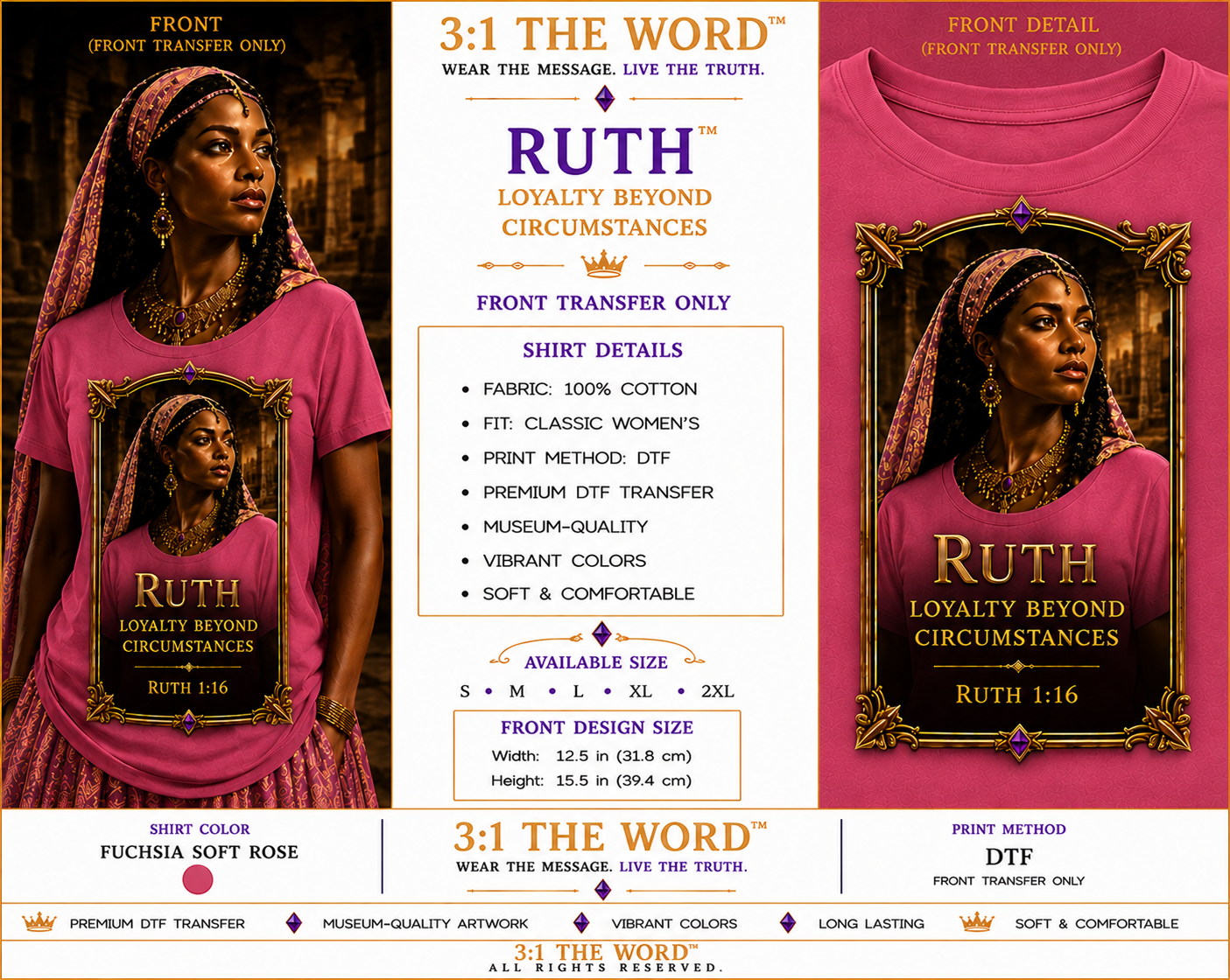 👑 Ruth™- Fuchsia