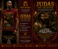 JUDAS THE DECEIVER™- Deep Crimson