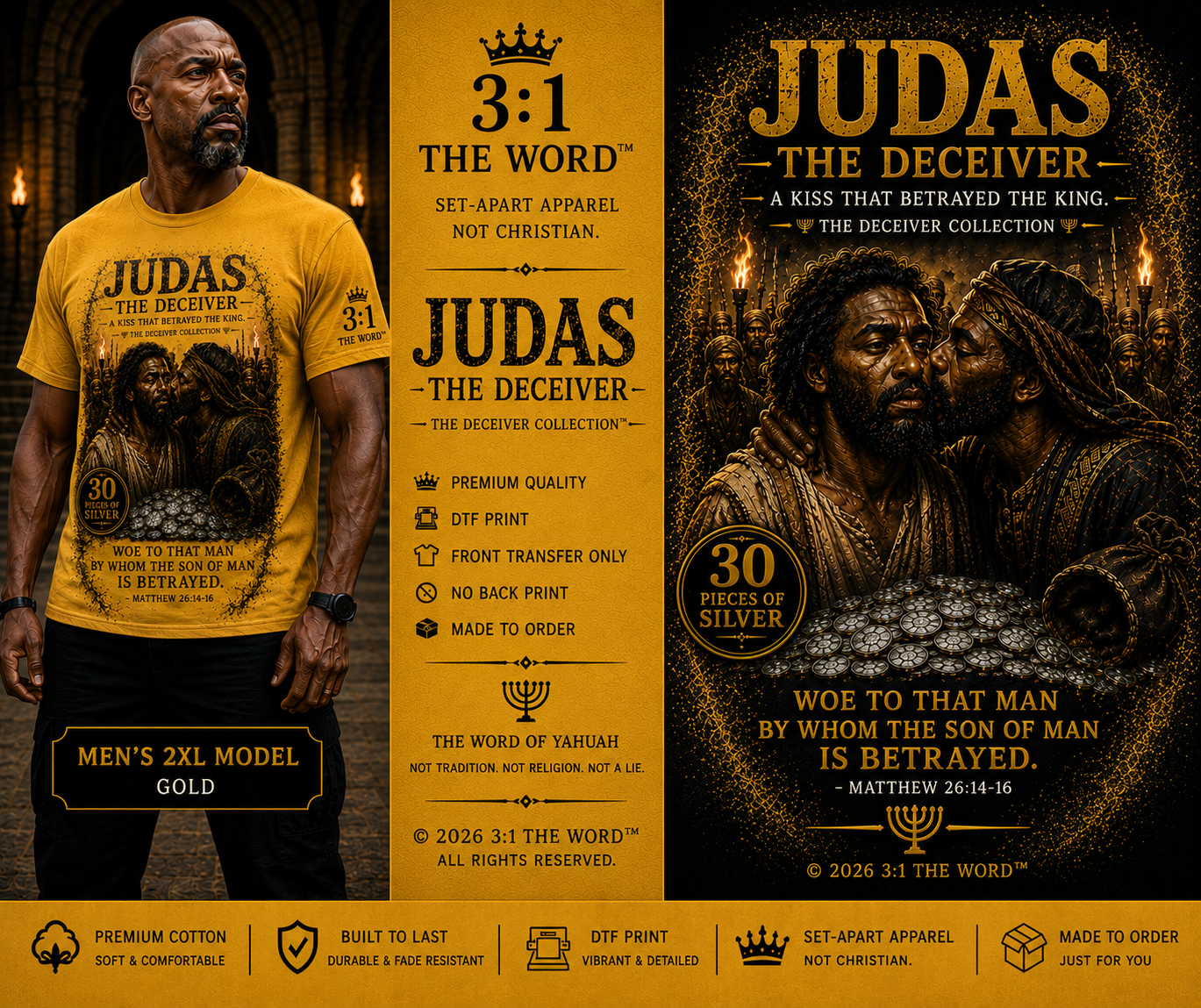 JUDAS THE DECEIVER™- Gold