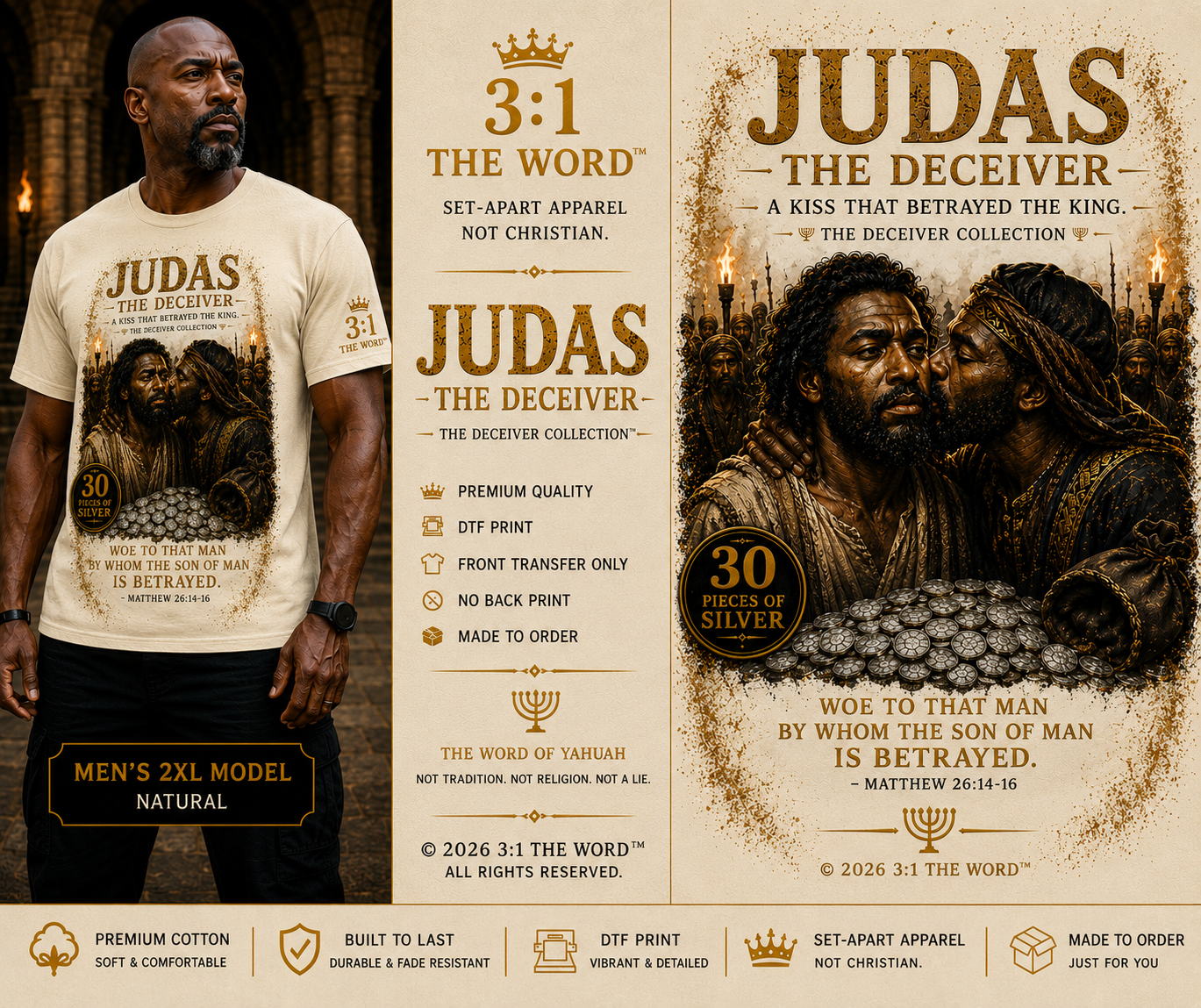JUDAS THE DECEIVER™- Natural