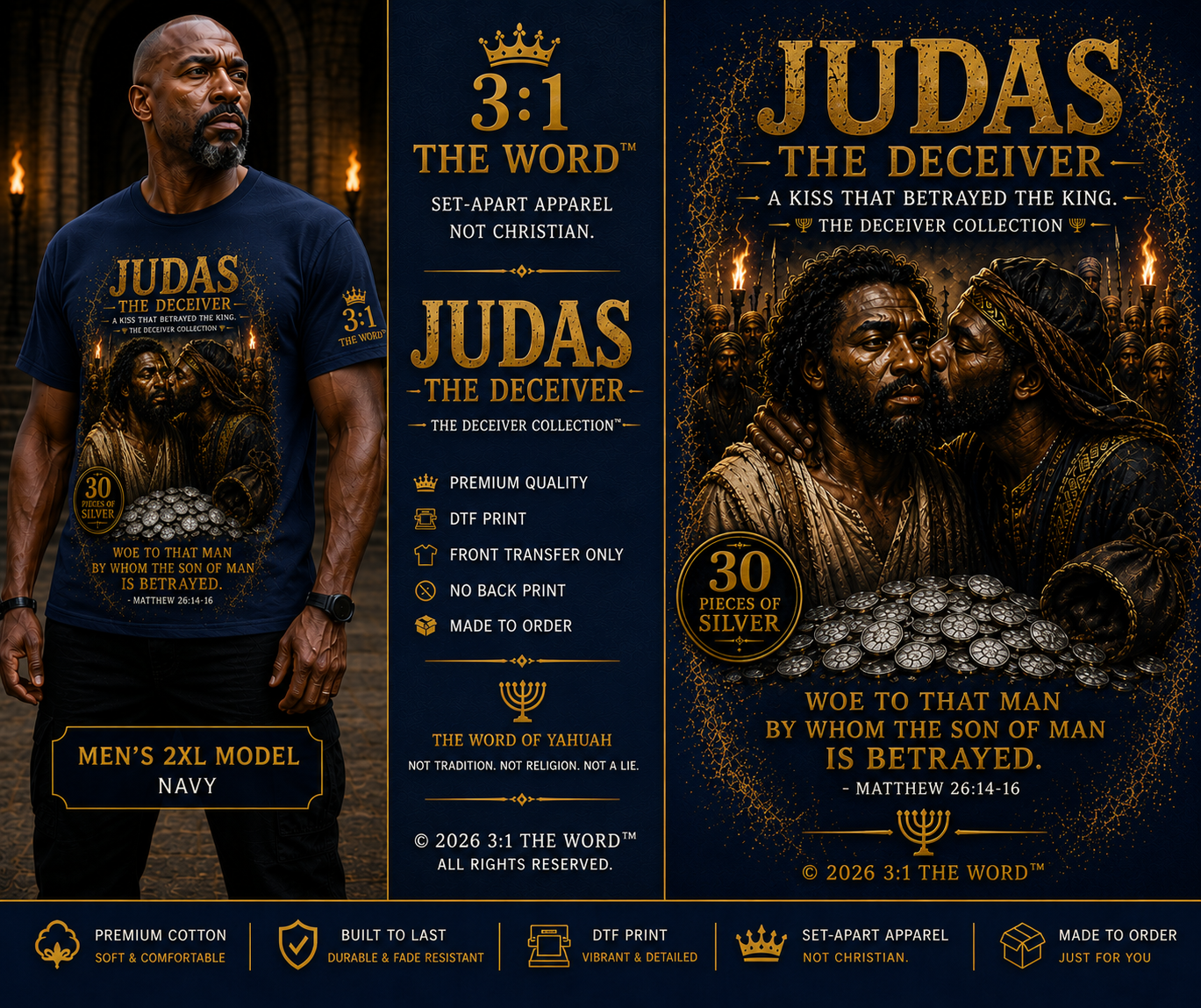 JUDAS THE DECEIVER™- Navy