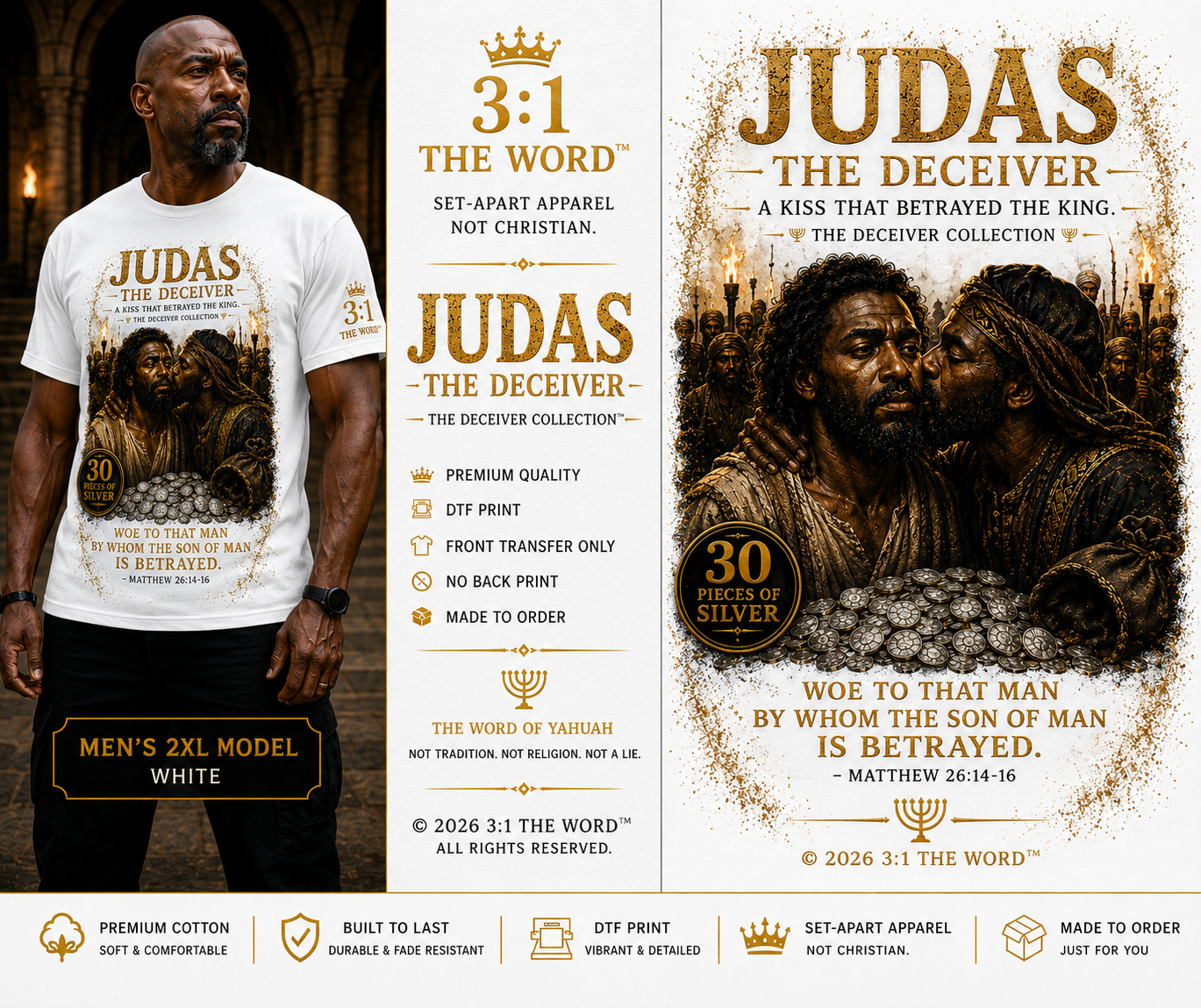 JUDAS THE DECEIVER™- White
