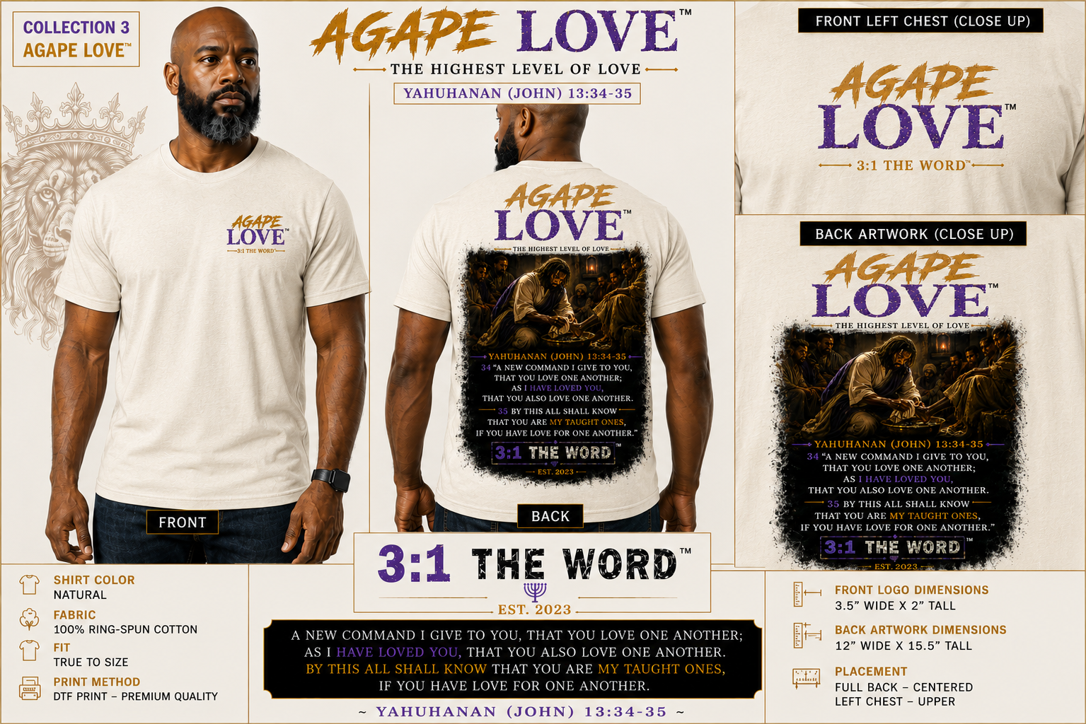 AGAPE LOVE™- Natural