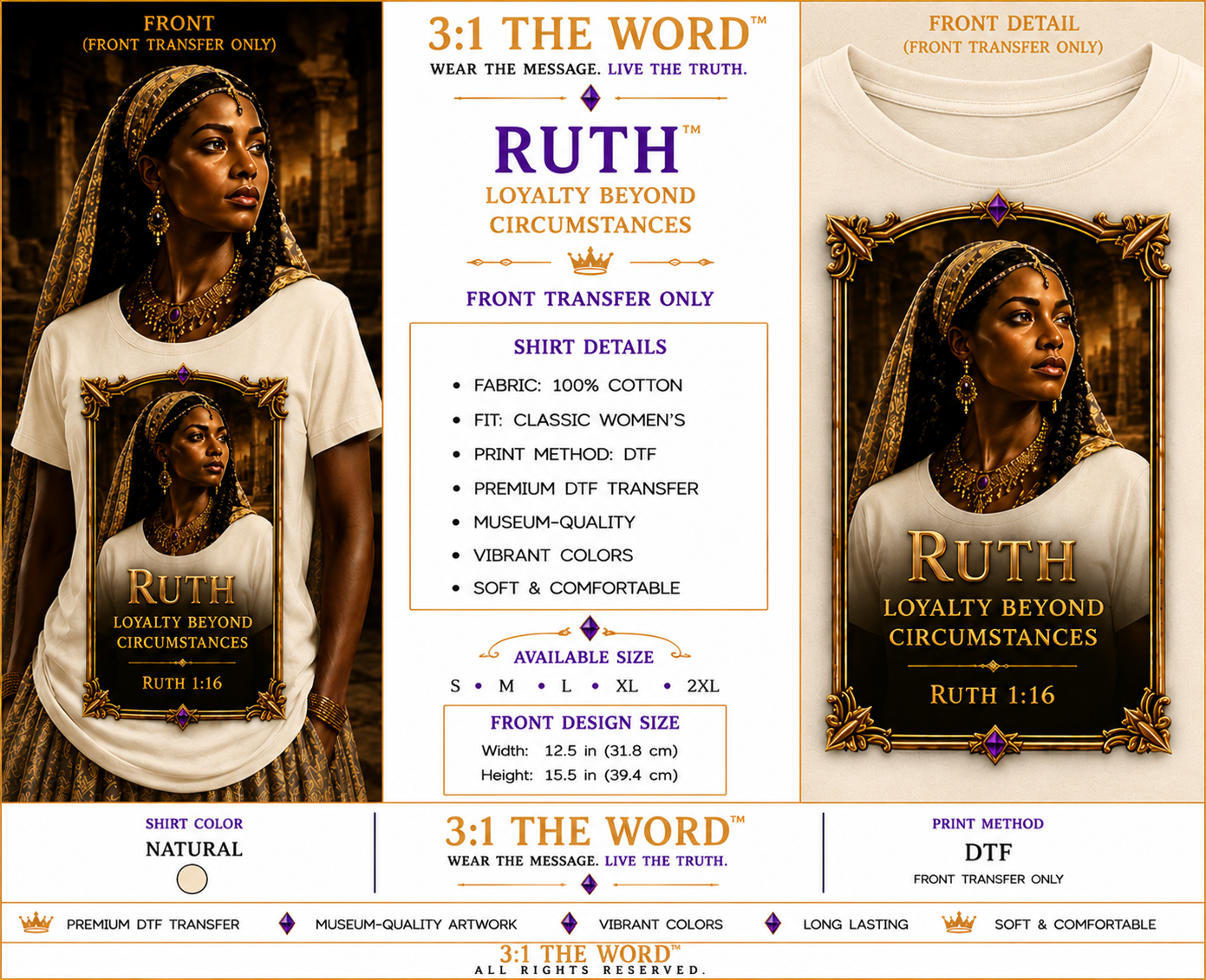 👑 Ruth™- Natural