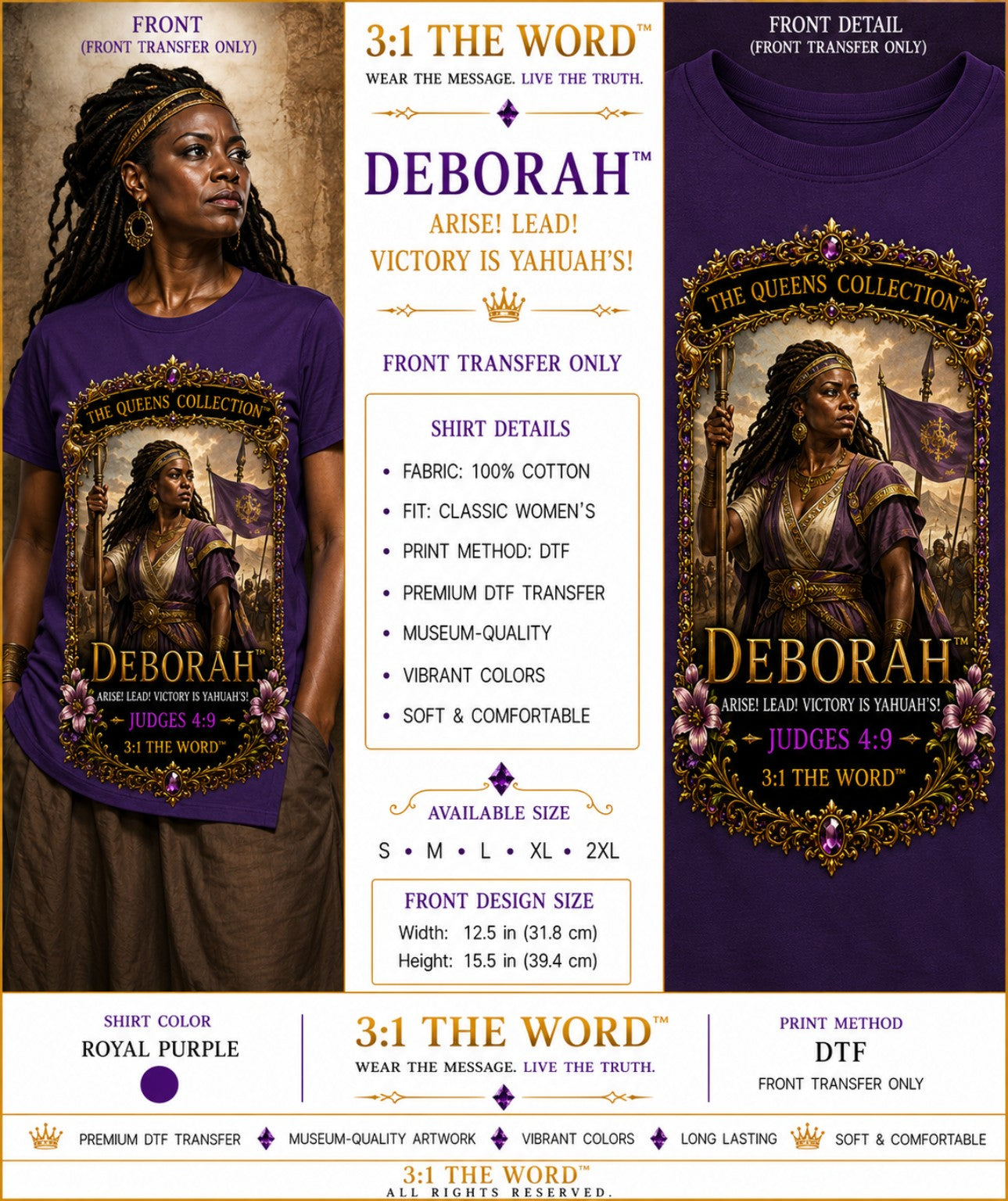 👑 Deborah™- Purple