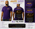 AGAPE LOVE™- Purple