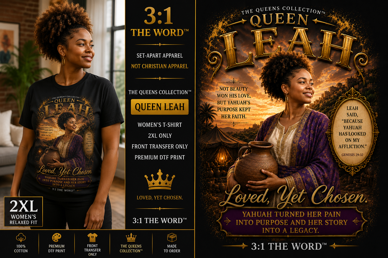 👑 Queen Leah™- Black