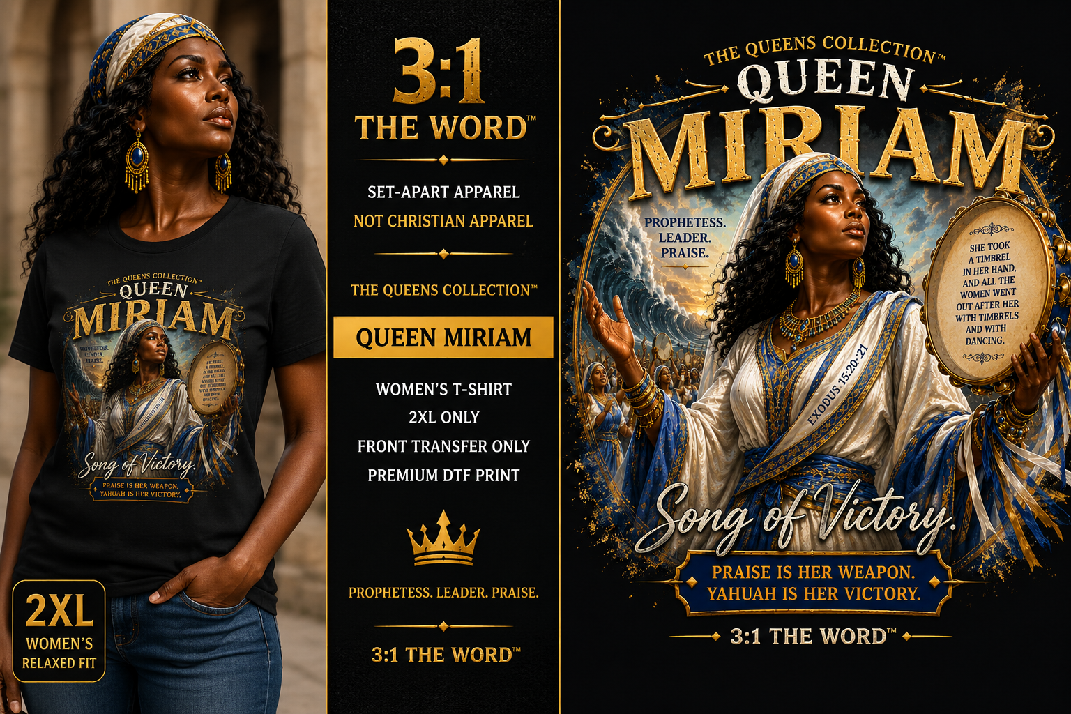 👑 Queen Miriam™- Black