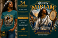 👑 Queen Miriam™- Teal
