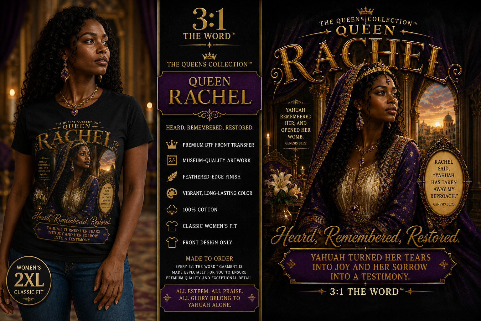 👑 Queen Rachel™-Black