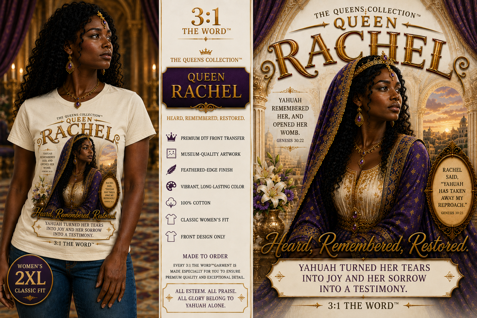 👑 Queen Rachel™- Natural
