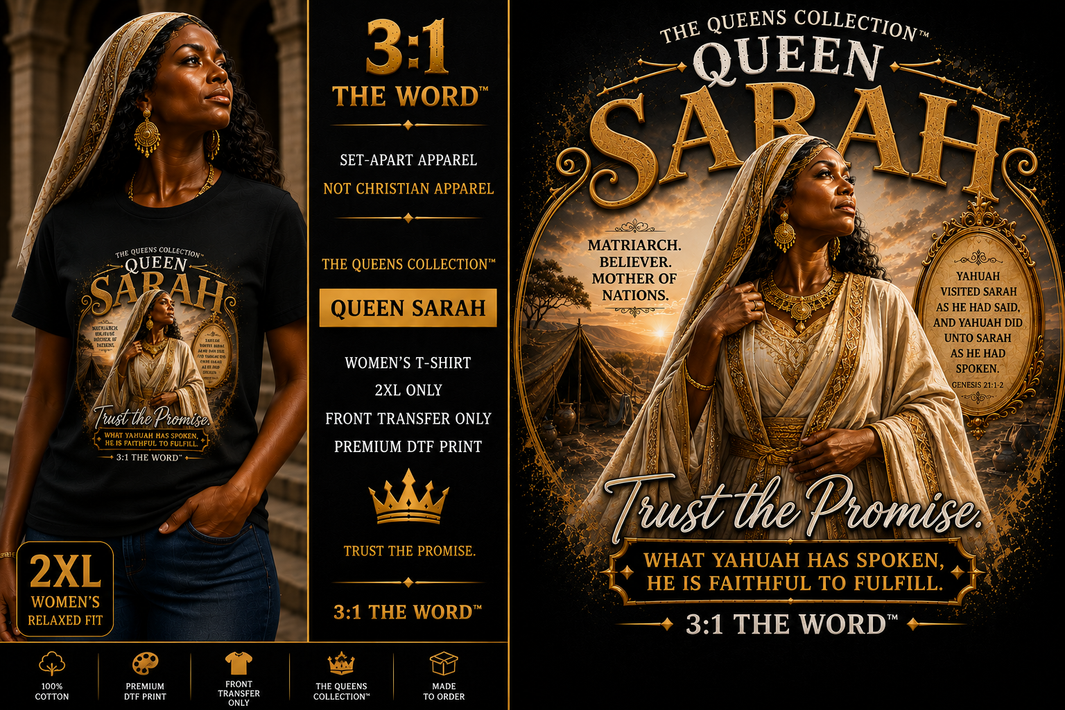 👑 Queen Sarah™- Black