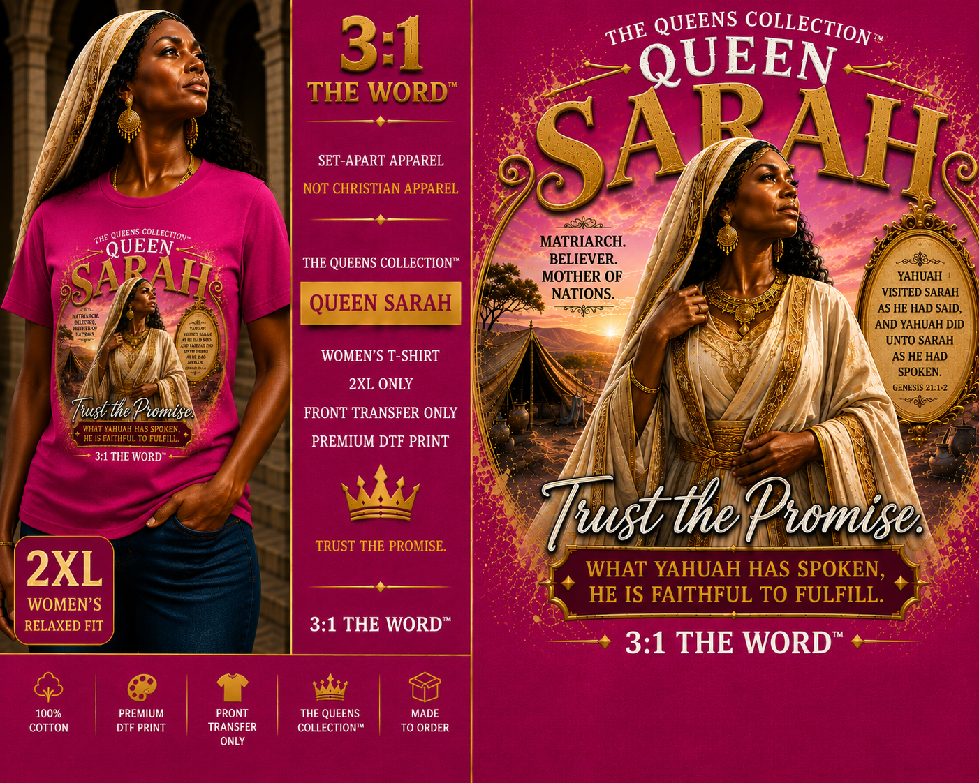 👑 Queen Sarah™- Fuchsia