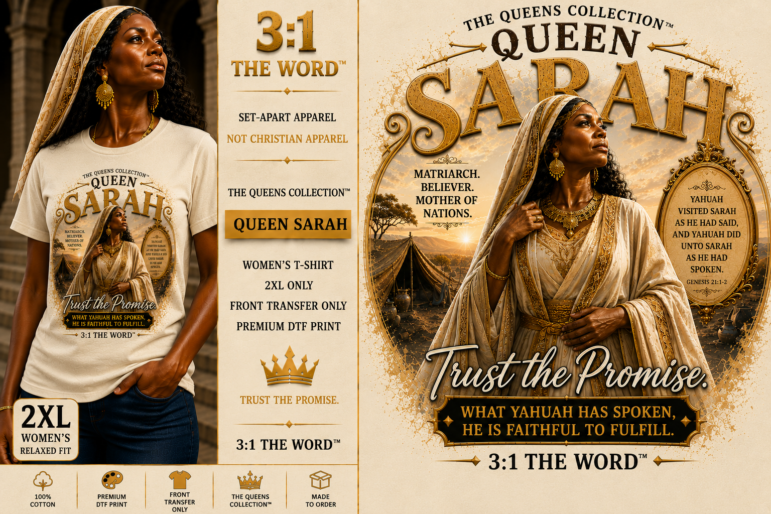 👑 Queen Sarah™- Natural