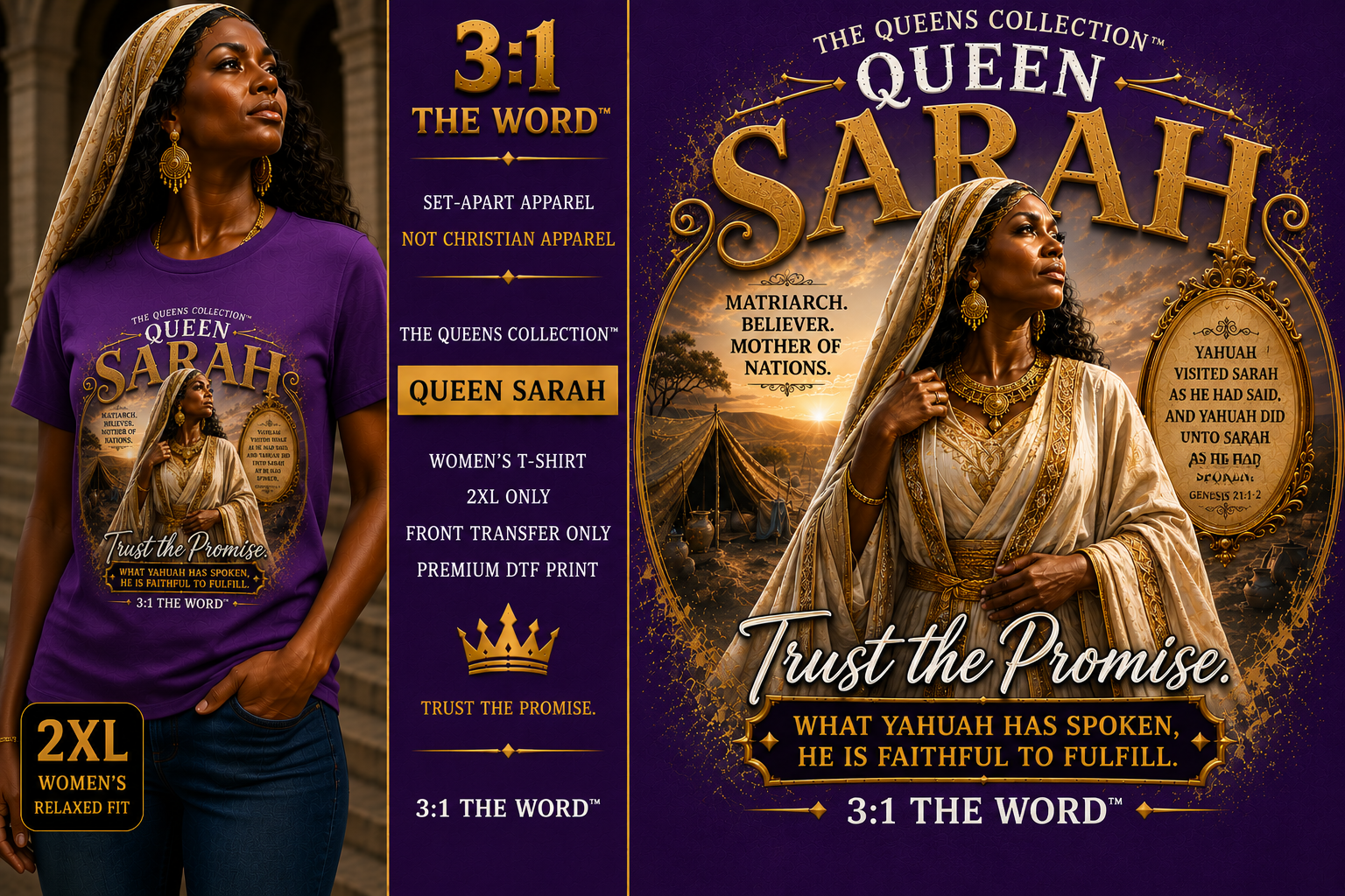 👑 Queen Sarah™- Purple