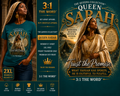👑 Queen Sarah™- Teal