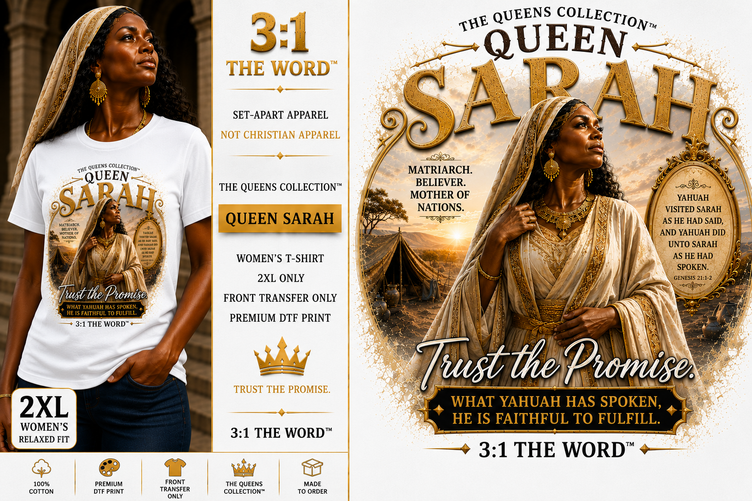 👑 Queen Sarah™- White