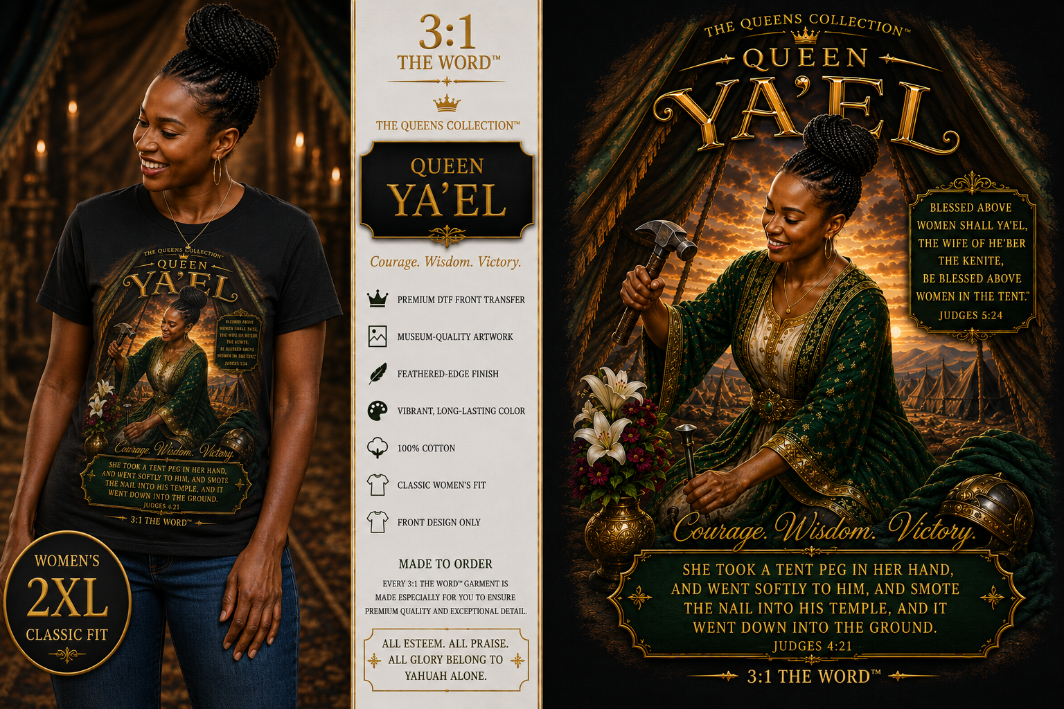 👑 Queen Ya'el™- Black