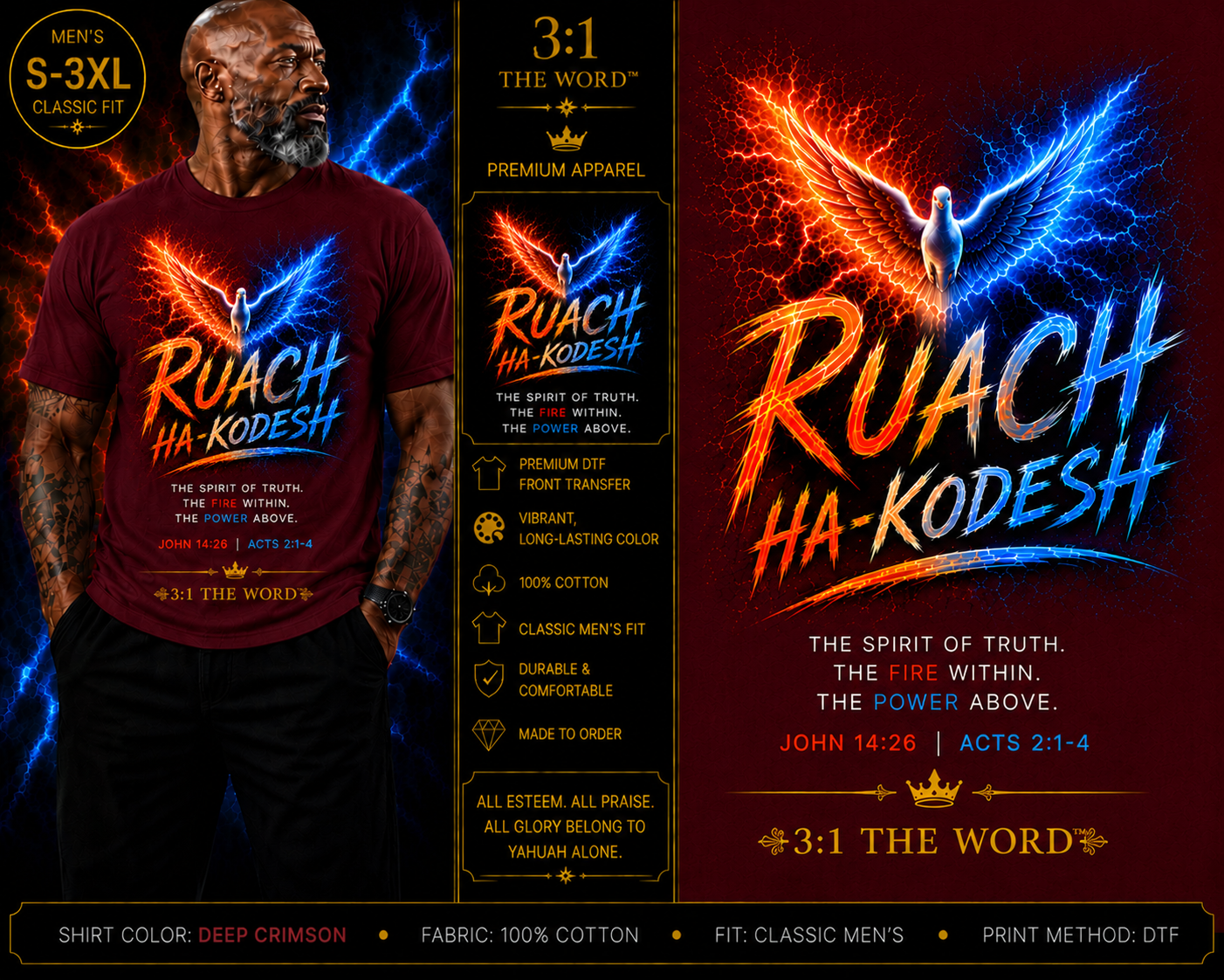 RUACH HA-KODESH™- Deep Crimson