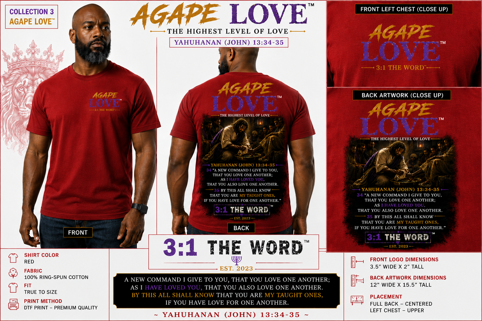 AGAPE LOVE™- Red