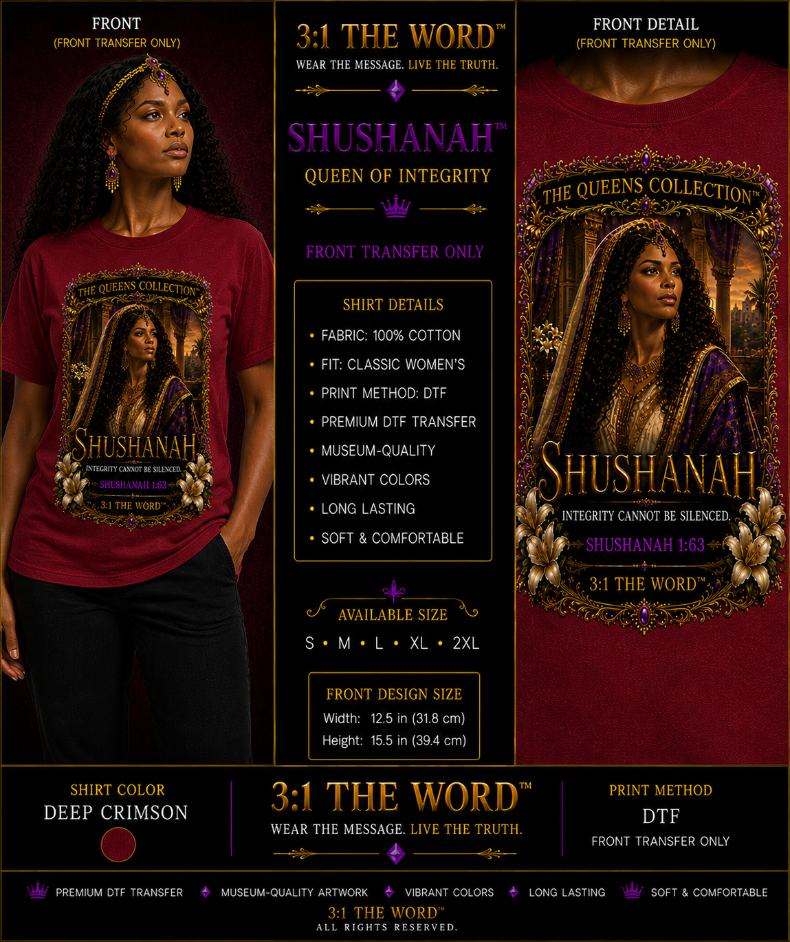 SHUSHANAH™ – Deep Crimson