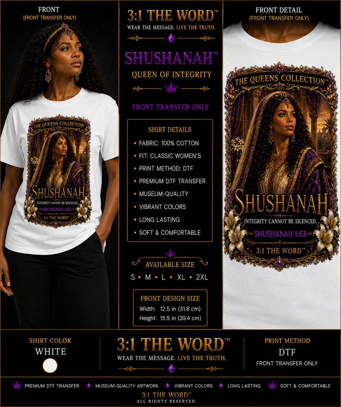 SHUSHANAH™ – White
