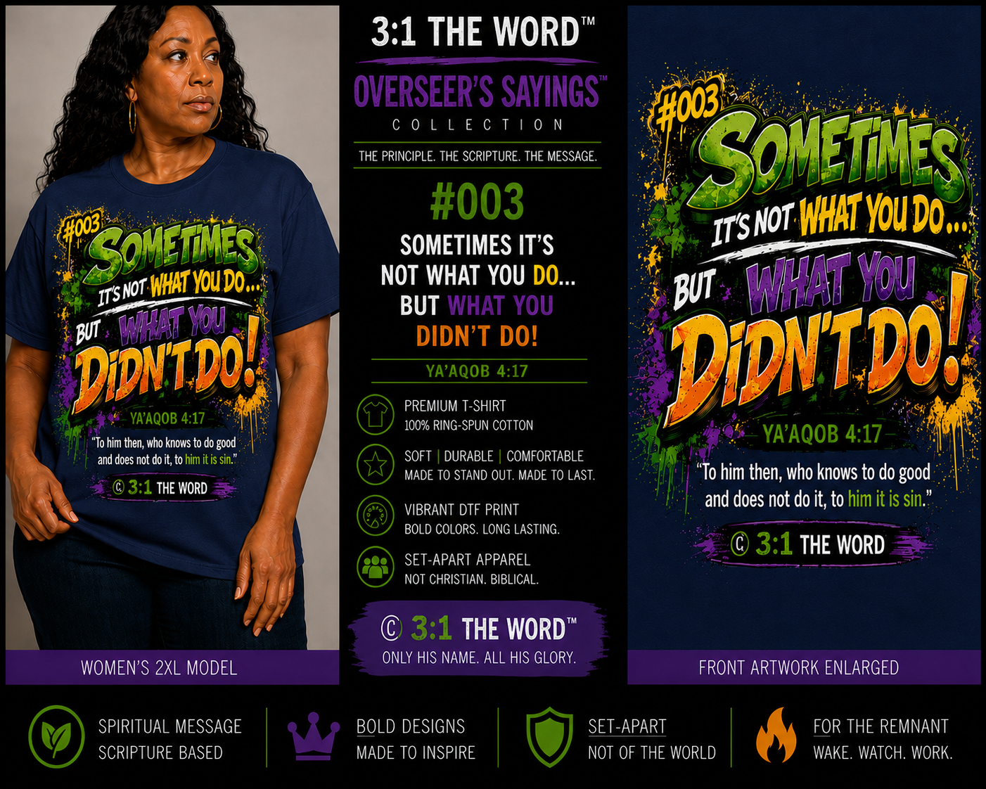 #003 Sometimes It’s Not What You Do — Overseer’s Sayings™- Navy