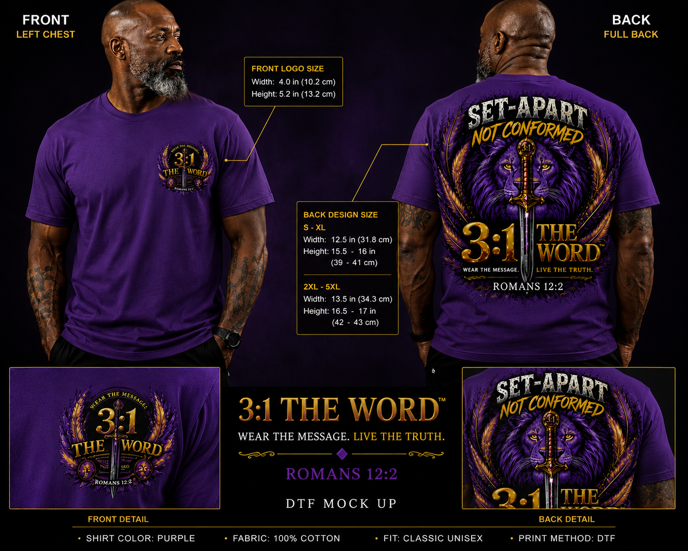 Lion & Sword™ – Purple