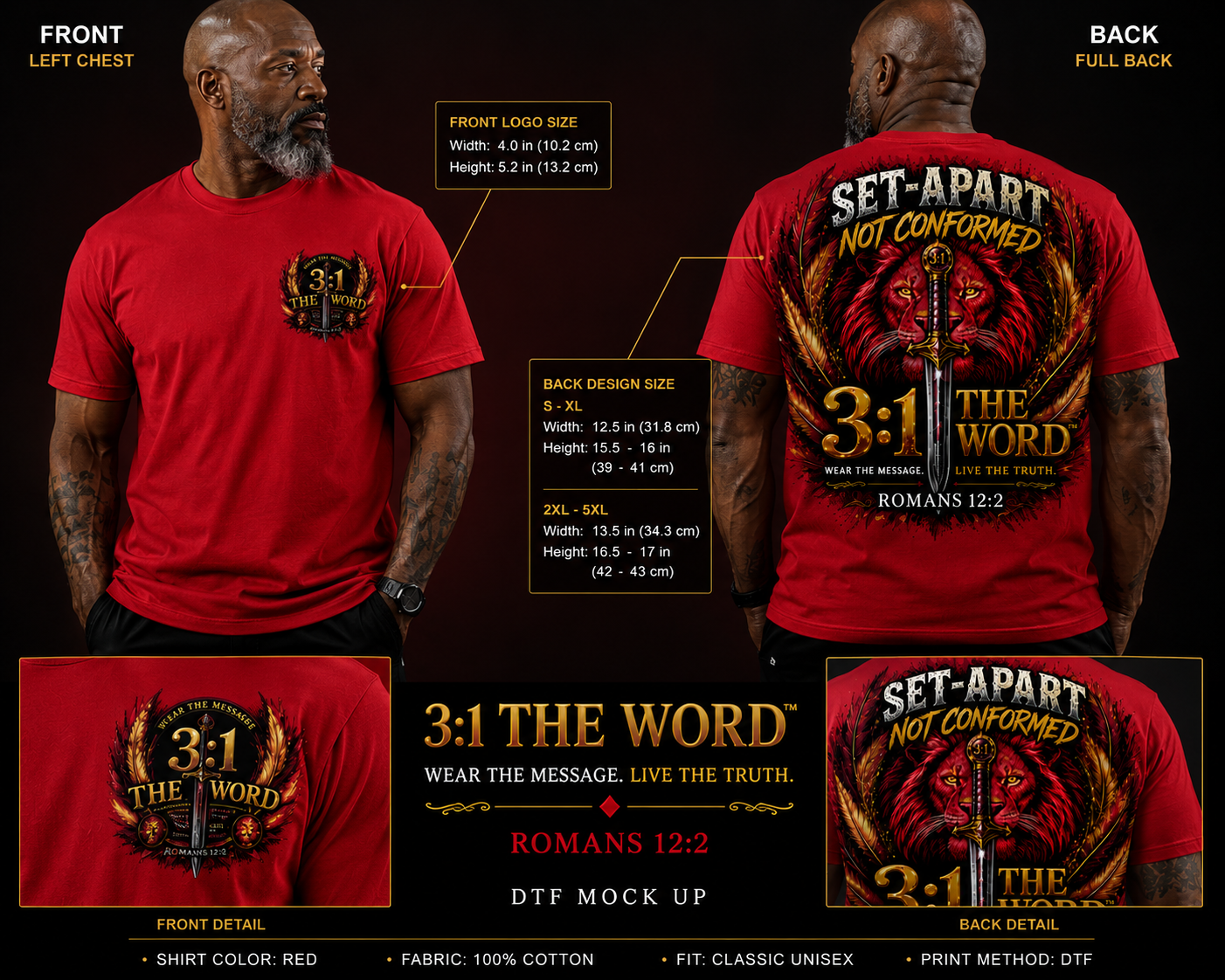 Lion & Sword™ – Red