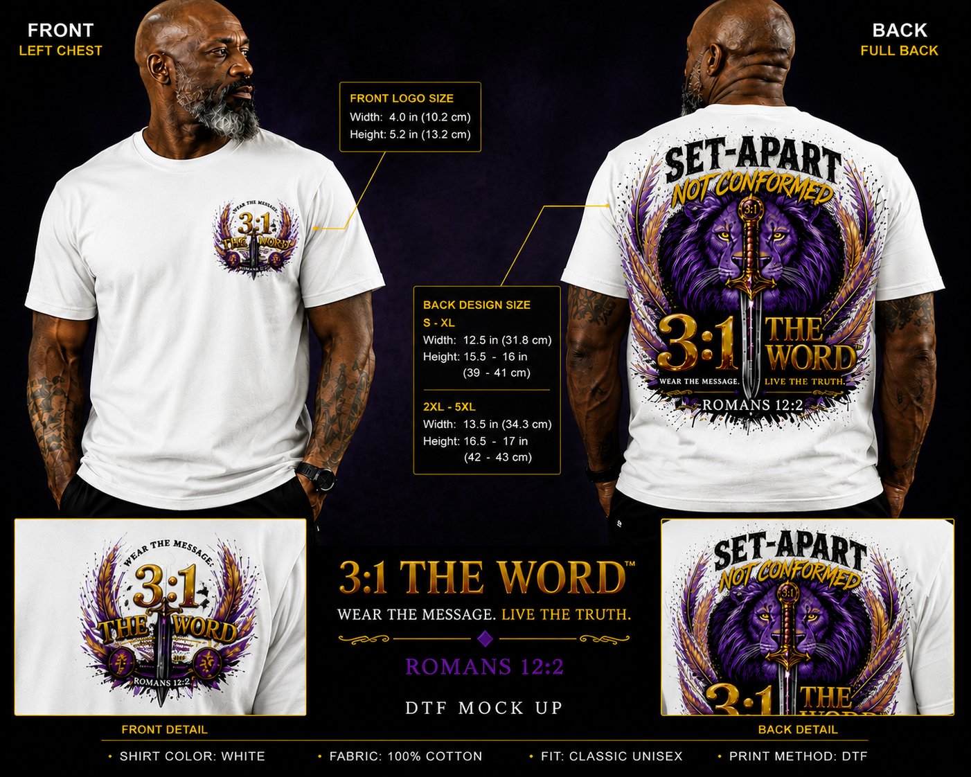 Lion & Sword™ – White