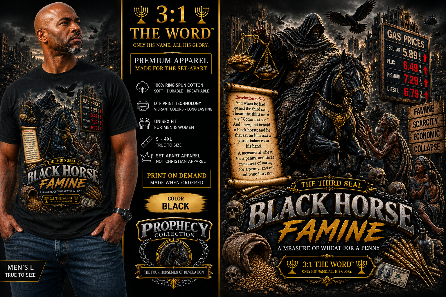 THE BLACK HORSE™ — FAMINE- Black