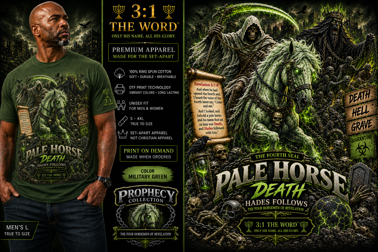 THE PALE HORSE™ — DEATH- Green