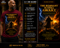 THE REMNANT IS STILL AWAKE™- Deep Crimson