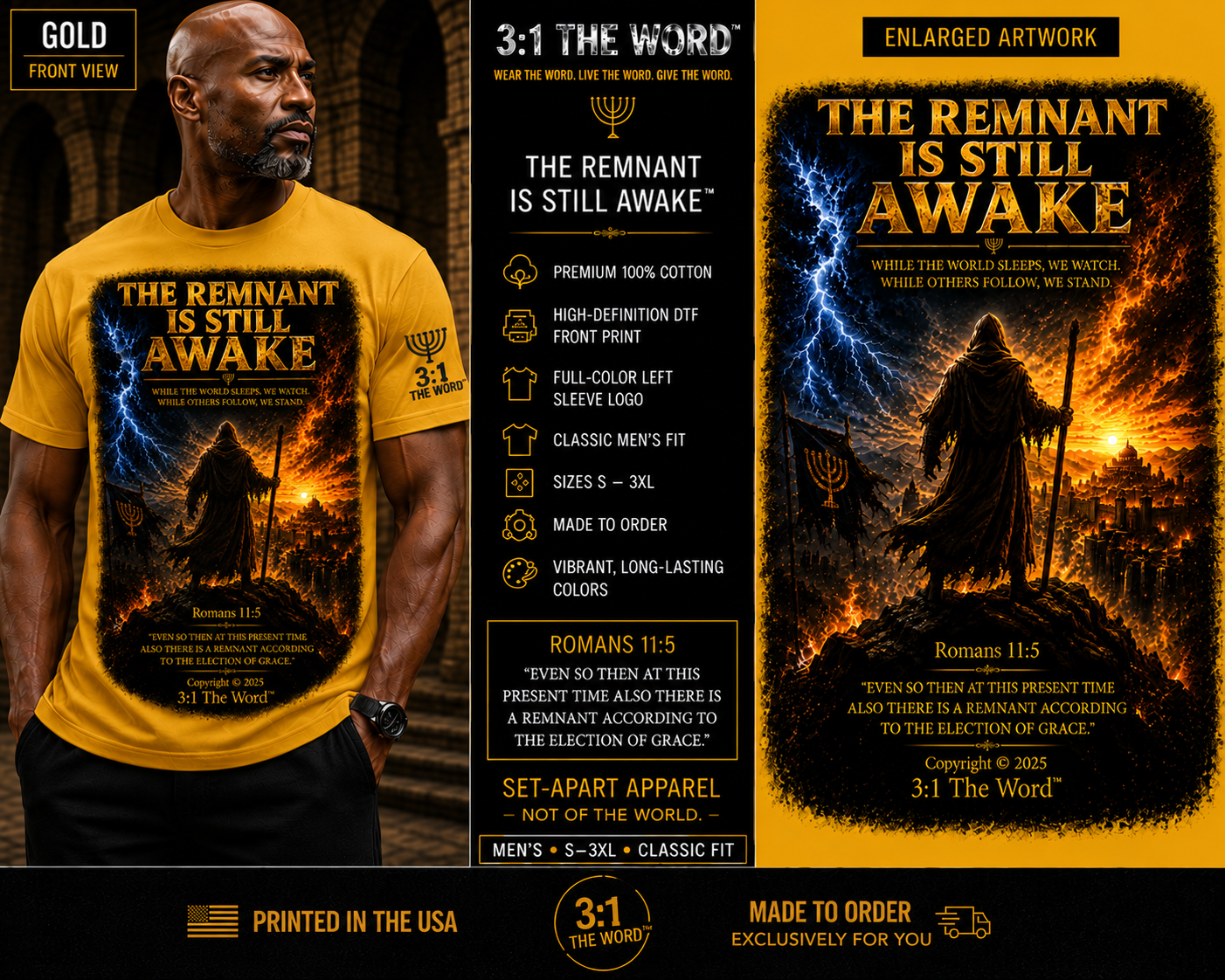 THE REMNANT IS STILL AWAKE™- Gold