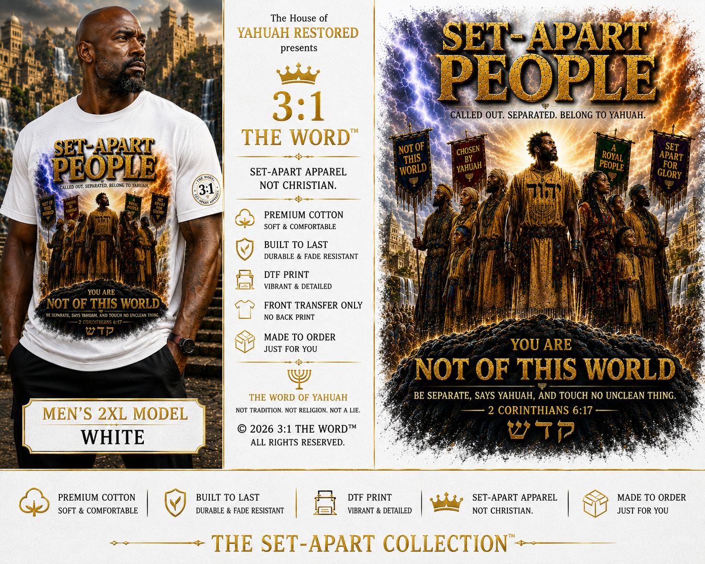 The Set-Apart People™- White