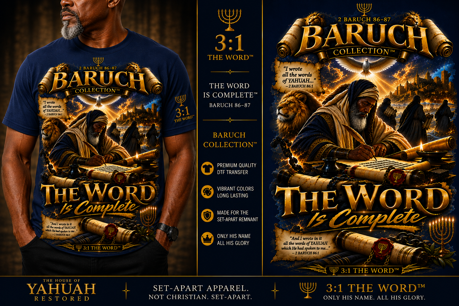 THE WORD IS COMPLETE™ — Baruch 86–87 - Navy