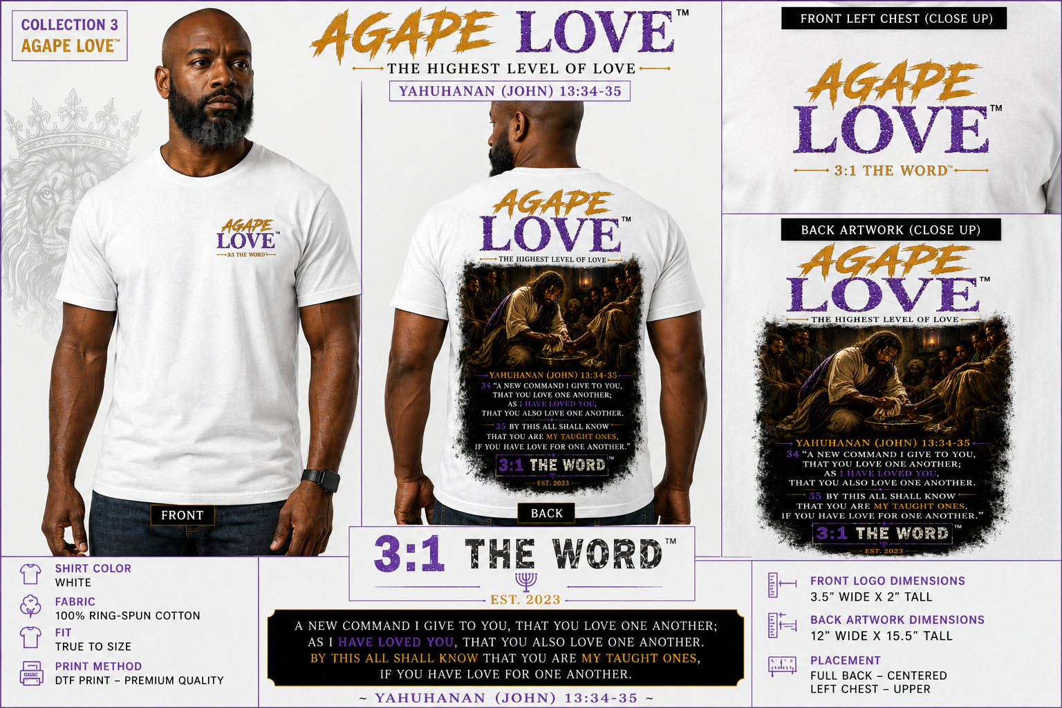 AGAPE LOVE™- White