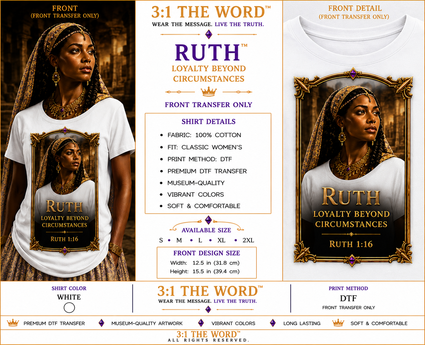 👑 Ruth™- White