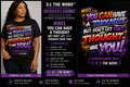 #001 You Can Have a Thought — Overseer’s Sayings™- Black