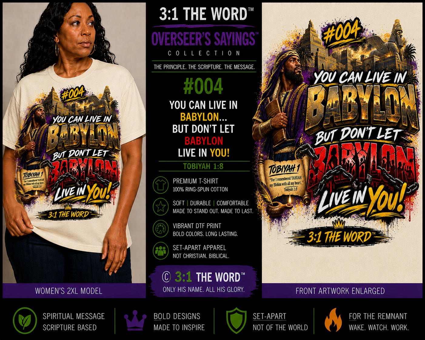 #004 You Can Live in Babylon — Overseer’s Sayings™ - Natural