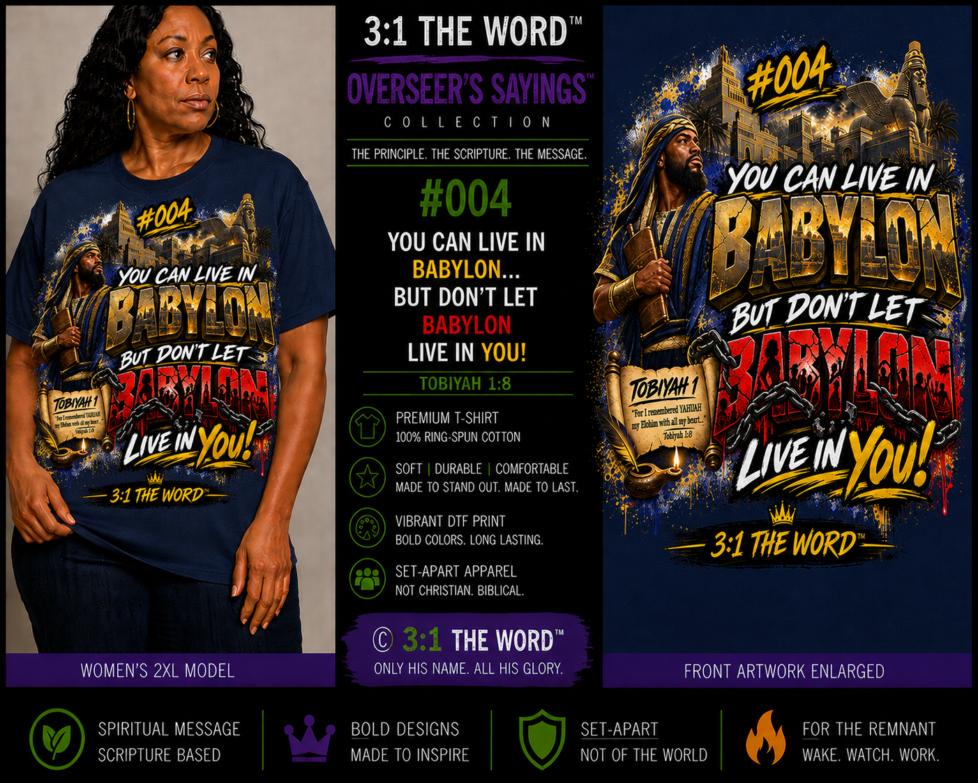 #004 You Can Live in Babylon — Overseer’s Sayings™ - Navy